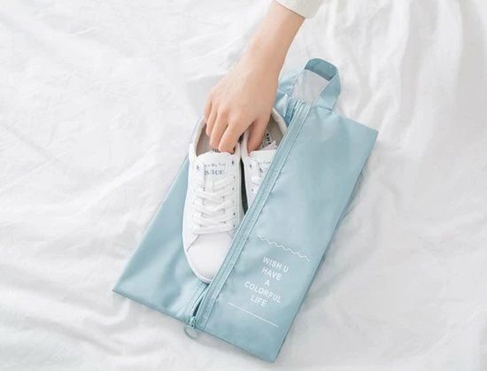 Goedkoopste 👏 QY Packing Cubes Set Koffer Of Tas Organizer Inpak Zakken - Lichtblauw Deluxe 💯 7 Goedkoopste 👏 QY Packing Cubes Set Koffer Of Tas Organizer Inpak Zakken - Lichtblauw Deluxe 💯 - Afbeelding 5