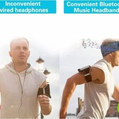 Goedkoopste ⌛ Merkloos Slaap Koptelefoon Met Bluetooth - Slaapmasker Met Bluetooth - Hardloop Hoofdband Met Ingebouwde Bluetooth Speakers 🤩 -Reisbagage-Reisaccessoires Winkel 550x422 6