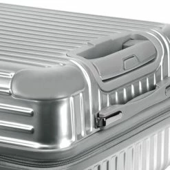 Gloednieuw 🎁 Royal Swiss - Reis Koffer - 56cm - Cijferslot- Lichtgewicht Koffer - 4 Wielen- Zilver 🎉 -Reisbagage-Reisaccessoires Winkel 550x437 2