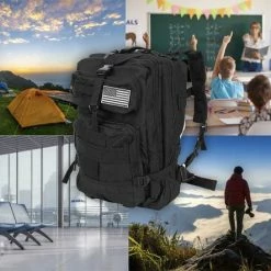 Flash-uitverkoop 🔔 Militaire Rugzak - Leger Rugtas - Tactische Rugzak - 26 L - Verstelbaar - Waterdicht - Rheme 🛒 -Reisbagage-Reisaccessoires Winkel 550x443 1