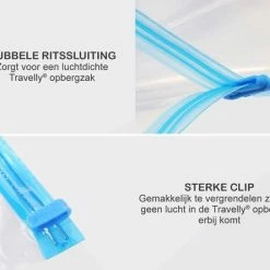Flash-uitverkoop ✔️ Travelly Vacuüm Opbergzak XL – Herbruikbaar – Reiszakken – Vacuumzakken Kleding – Vacuumzakken Dekbedden – Extra Sterk – 80 X 110 Cm – 1 Stuks ✨ -Reisbagage-Reisaccessoires Winkel 550x444 6