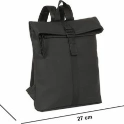 Goedkoop 🔥 New Rebels Mart Waterafstotende Rolltop Rugzak - Medium - Zwart ✨ 30 Goedkoop 🔥 New Rebels Mart Waterafstotende Rolltop Rugzak - Medium - Zwart ✨ -Reisbagage-Reisaccessoires Winkel 550x445 3