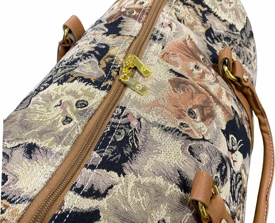 Nieuw π₯ Leonardo Weekendtas Cats 50Liter Limited Edition - Reistas - 50x30x30 - Duffelbag Poes Kittens π 6 Nieuw π₯ Leonardo Weekendtas Cats 50Liter Limited Edition - Reistas - 50x30x30 - Duffelbag Poes Kittens π - Afbeelding 4