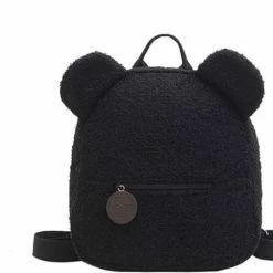 Uitgang 👏 Babycure Teddy Kids Rugzak | Rugtas | Schooltas | Tas | Kinderen | Peuter | Kleuter | Teddy | Zwart | Baby En Kind 👍