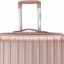 Hete verkoop 🌟 Decent Tranporto-One Reiskoffer 66 Cm - Zalmroze 😉 -Reisbagage-Reisaccessoires Winkel 550x450 1