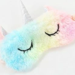 Korting ⌛ Merkloos Slaapmasker - Unicorn - Reizen - Kinderen - Vrouwen Mannen - Multi 🛒