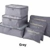 Uitgang 🛒 QY Packing Cubes Set - Koffer Of Tas Organizer - Inpak Zakken - Grijs ⌛ -Reisbagage-Reisaccessoires Winkel 550x453 1