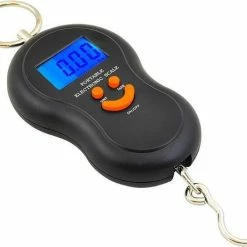 Beste deal 🔔 Merkloos Digitale Weegschaal Met LCD Scherm - Kofferweegschaal - Kofferweger - Bagageweger - Vis Weegschaal - Hangweegschaal - Precisie Haak - Inclusief Batterijen - Tot 40 Kg 😉