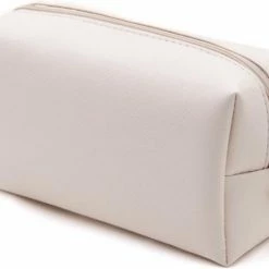 Gloednieuw ✨ Fashion Favorite Make-Up / Toilettas - Beige | PU Leder | 17 X 10 X 8 Cm | Waterproof 🎁