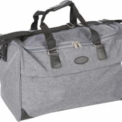 Beste deal 🎉 Reistas Deluxe - Weekendtas 48 Liter - Luxe Reistas Grey Leonardo 💯