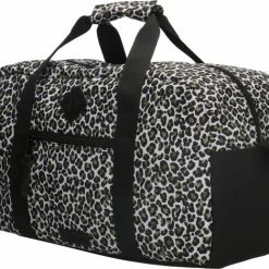 Uitgang 👍 Enrico Benetti Londen 46148 Reistas/sporttas - Olijfgroen Panter Print 🧨 -Reisbagage-Reisaccessoires Winkel 550x469