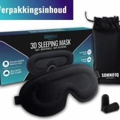 Beste Pirce 🎁 Somnifiq Slaapmasker - Luxe 3D Oogmasker - Zijde Slaapmasker - Traagschuim - 100% Verduisterend 🛒 -Reisbagage-Reisaccessoires Winkel 550x470