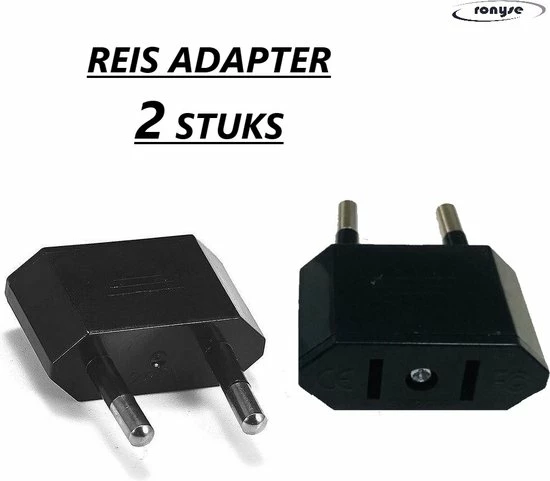 Promo 💯 Ronyse Reisstekker Van VS/USA Naar EU Reisstekker - 2 Stuks - Reis Adapter - Zwart -Travel Adapter - America Stekker - America Adapter - Verloop Adapter 🎁 5 Promo 💯 Ronyse Reisstekker Van VS/USA Naar EU Reisstekker - 2 Stuks - Reis Adapter - Zwart -Travel Adapter - America Stekker - America Adapter - Verloop Adapter 🎁 - Afbeelding 3