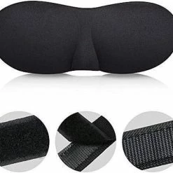 Flash-uitverkoop 🎉 Merkloos Zwarte Luxe Slaapmasker 3D - Nieuwste Collectie 😉 -Reisbagage-Reisaccessoires Winkel 550x484 6