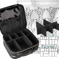 Aanbiedingen 🌟 YONO Beautycase Marmer Design - Make Up Koffer Dames – Makeup Organizer – Tas Voor Cosmetica – Reis Toilettas – Zwart 🎉 -Reisbagage-Reisaccessoires Winkel 550x487 6