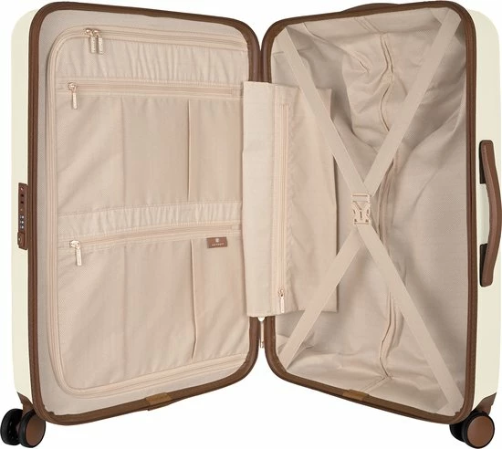 Hete verkoop 🔥 SUITSUIT - Fab Seventies - Antique White - Reiskoffer (66 Cm) 👏 5 Hete verkoop 🔥 SUITSUIT - Fab Seventies - Antique White - Reiskoffer (66 Cm) 👏 - Afbeelding 3