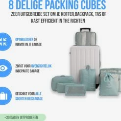 Nieuw ✔️ AXHO Packing Cubes - 8 Delig - Bagage Organizers - Kleding Organizer - Koffer Organizer Set - Koffer Organizer Set - Compression Cube - Blauw ✔️ 13 Nieuw ✔️ AXHO Packing Cubes - 8 Delig - Bagage Organizers - Kleding Organizer - Koffer Organizer Set - Koffer Organizer Set - Compression Cube - Blauw ✔️ -Reisbagage-Reisaccessoires Winkel 550x495 2