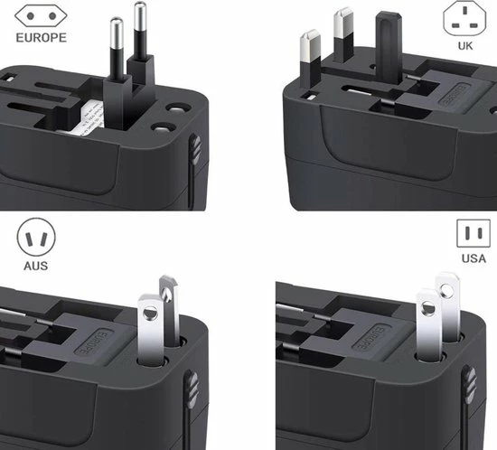 Coupon π Northwall Universele Wereldstekker Met 2 Fast Charge USB Poorten - Internationale Reisstekker Voor 150+ Landen - Engeland, Amerika, Zuid Afrika, USA, Italië, Uk, Australië, India, ... β¨ 4 Coupon π Northwall Universele Wereldstekker Met 2 Fast Charge USB Poorten - Internationale Reisstekker Voor 150+ Landen - Engeland, Amerika, Zuid Afrika, USA, Italië, Uk, Australië, India, ... β¨ - Afbeelding 2