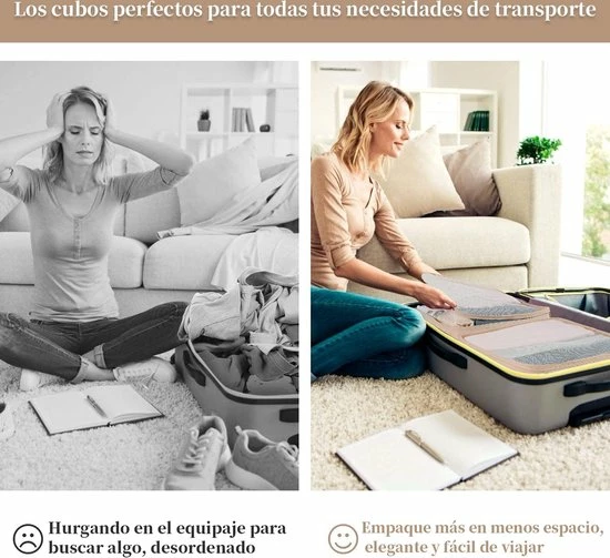 Korting โ๏ธ BOTC Packing Cube Set 9-Delig - Kleding Organizer Voor Koffers, Tassen En ๐ Backpack ๐ 10 Korting โ๏ธ BOTC Packing Cube Set 9-Delig - Kleding Organizer Voor Koffers, Tassen En ๐ Backpack ๐ - Afbeelding 8