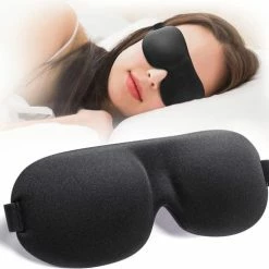 Korting 👍 Podec Slaapmasker Voor Mannen En Vrouwen Slaap Oogmasker - Ademend Katoen Met Memoryfoam 🛒