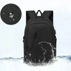 Goedkoop ๐ Merkloos Waterdichte Rugzak Inclusief - 14 T/m 15.6 Inch - Zwart ๐