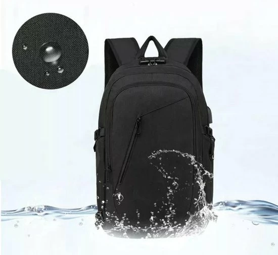 Goedkoop 😍 Merkloos Waterdichte Rugzak Inclusief - 14 T/m 15.6 Inch - Zwart 😀 3 Goedkoop 😍 Merkloos Waterdichte Rugzak Inclusief - 14 T/m 15.6 Inch - Zwart 😀