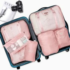 Aanbiedingen 🔔 BOTC Packing Cubes Set 9-Delig – Kleding Organizer Voor Koffers, Tassen En 🎒 Backpack - Roze 😉 15 Aanbiedingen 🔔 BOTC Packing Cubes Set 9-Delig – Kleding Organizer Voor Koffers, Tassen En 🎒 Backpack - Roze 😉 -Reisbagage-Reisaccessoires Winkel 550x506 4