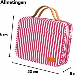 Beste Pirce 🎁 Pazzo Goods - Toilettas Met Haak - XXL - Reis Toilettas - Toilettas Dames - Gestreept - Rood Wit ⭐ 12 Beste Pirce 🎁 Pazzo Goods - Toilettas Met Haak - XXL - Reis Toilettas - Toilettas Dames - Gestreept - Rood Wit ⭐ -Reisbagage-Reisaccessoires Winkel 550x510 8