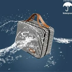 Top 10 🔔 Pazzo Goods - Toilettas Met Haak - XXL - Reis Toilettas - Gestreept - Zwart Wit 🔥 -Reisbagage-Reisaccessoires Winkel 550x511 3