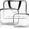 Beste deal 😀 YONO Reis Doorzichtige Toilettas Set Voor Toiletartikelen – Transparante Travel Organizer Bag 3-Pack 🥰 -Reisbagage-Reisaccessoires Winkel 550x512