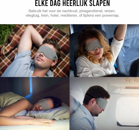 Beste Verkoop π Podec Slaapmasker Voor Mannen En Vrouwen Slaap Oogmasker - Ademend Katoen π 4 Beste Verkoop π Podec Slaapmasker Voor Mannen En Vrouwen Slaap Oogmasker - Ademend Katoen π - Afbeelding 2