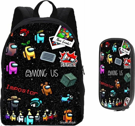 Uitgang π€© Roblox Among Us Tas- Rugzak - Rugtas - Etui - Schooltas - 18 Liter - 3 Vakken π 3 Uitgang π€© Roblox Among Us Tas- Rugzak - Rugtas - Etui - Schooltas - 18 Liter - 3 Vakken π