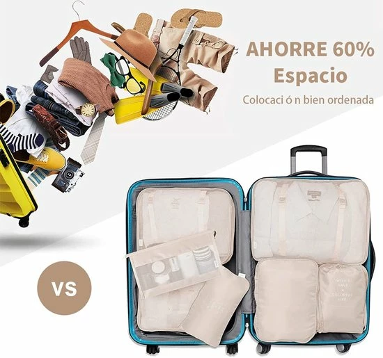 Korting โ๏ธ BOTC Packing Cube Set 9-Delig - Kleding Organizer Voor Koffers, Tassen En ๐ Backpack ๐ 12 Korting โ๏ธ BOTC Packing Cube Set 9-Delig - Kleding Organizer Voor Koffers, Tassen En ๐ Backpack ๐ - Afbeelding 10