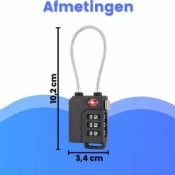 Groothandel β€οΈ Merkloos TSA Cijferslot 3 Cijferig - 2 Stuks - Koffersloten - Kofferslot - Bagageslot - Reisslot - Kabelslot - Hangslot - Bagageslotjes - π Backpackslot - Mulitfunctioneel - Zwart π 18 Groothandel β€οΈ Merkloos TSA Cijferslot 3 Cijferig - 2 Stuks - Koffersloten - Kofferslot - Bagageslot - Reisslot - Kabelslot - Hangslot - Bagageslotjes - π Backpackslot - Mulitfunctioneel - Zwart π -Reisbagage-Reisaccessoires Winkel 550x516 5