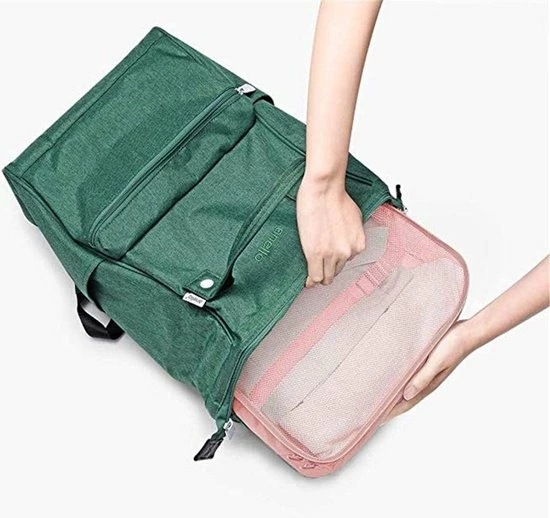 Aanbiedingen 🔔 BOTC Packing Cubes Set 9-Delig – Kleding Organizer Voor Koffers, Tassen En 🎒 Backpack - Roze 😉 8 Aanbiedingen 🔔 BOTC Packing Cubes Set 9-Delig – Kleding Organizer Voor Koffers, Tassen En 🎒 Backpack - Roze 😉 - Afbeelding 6