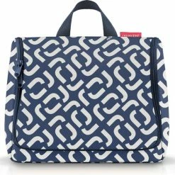 Coupon 🥰 Reisenthel Toiletbag XL Toilettas Ophangen - 4L - Signature Navy Blauw 👍