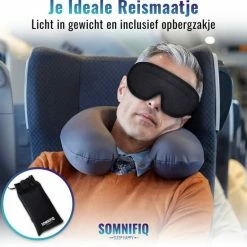 Beste Pirce 🎁 Somnifiq Slaapmasker - Luxe 3D Oogmasker - Zijde Slaapmasker - Traagschuim - 100% Verduisterend 🛒 -Reisbagage-Reisaccessoires Winkel 550x522