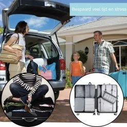 Groothandel 😉 TRAVEL Packing Cubes Set 8-delig - Organizer Voor Koffer En 🎒 Backpack - Grijs 🧨 -Reisbagage-Reisaccessoires Winkel 550x523 10