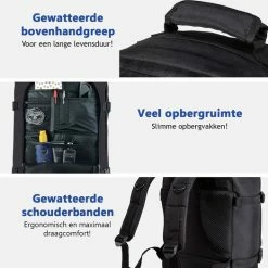 Kopen ๐ Cabin Max CabinMax Metz Reistas – ๐ Handbagage 20L – Rugzak – Schooltas - 40x25x20 Cm – Compact ๐ Backpack – Lichtgewicht – Zwart ๐คฉ 24 Kopen ๐ Cabin Max CabinMax Metz Reistas – ๐ Handbagage 20L – Rugzak – Schooltas - 40x25x20 Cm – Compact ๐ Backpack – Lichtgewicht – Zwart ๐คฉ -Reisbagage-Reisaccessoires Winkel 550x524 2