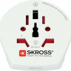 Goedkoop ❤️ Skross - Reisstekker Wereld Naar Europa (EU) - Geschikt Voor Type F 🌟 -Reisbagage-Reisaccessoires Winkel 550x524 9