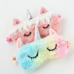 Korting ⌛ Merkloos Slaapmasker - Unicorn - Reizen - Kinderen - Vrouwen Mannen - Multi 🛒 -Reisbagage-Reisaccessoires Winkel 550x525 1