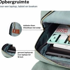 Promo ๐ฅ ZILOU® Rugtas - Rugzak - 20-35 Liter - 16" Laptopvak - School - Werk - Reizen - Groen ๐งจ 14 Promo ๐ฅ ZILOU® Rugtas - Rugzak - 20-35 Liter - 16" Laptopvak - School - Werk - Reizen - Groen ๐งจ -Reisbagage-Reisaccessoires Winkel 550x527 3