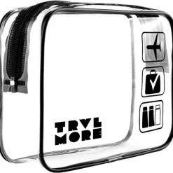 Top 10 ✨ TRVLMORE Transparante Toilettas - Unisex - Voor 👜 Handbagage & Reizen - Zwart/Transparant 🤩