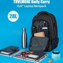 Goedkoopste ๐ TRVLMORE Rugzak - 28L - 15,6 Inch - Laptop Rugtas - Waterafstotend - Antraciet ๐ฅ 15 Goedkoopste ๐ TRVLMORE Rugzak - 28L - 15,6 Inch - Laptop Rugtas - Waterafstotend - Antraciet ๐ฅ -Reisbagage-Reisaccessoires Winkel 550x529 1