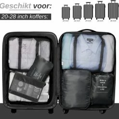 Beste Verkoop 👍 VAIVE Packing Cubes - Koffer Organizer Set - Bagage Organizers - Compression Cube - Travel 🎒 Backpack Organizer 🤩 -Reisbagage-Reisaccessoires Winkel 550x529