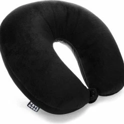 Aanbiedingen ⌛ TRVLMORE Microbead Reiskussen – Zacht Comfort – Neksteun Voor Reis, Vliegtuig Of Auto – Dubbelzijdig - U-Vorm - Zwart ✨
