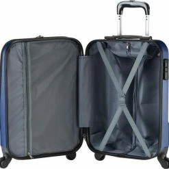 Beste Verkoop 🎁 Princess Traveller Sydney - 👜 Handbagagekoffer - Laptop Vak - Blauw - S - 55cm 😉 -Reisbagage-Reisaccessoires Winkel 550x531 4