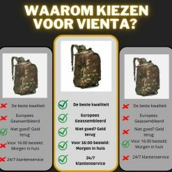 Coupon ❤️ Merkloos 🎒 Backpack - Militair Tactisch - Tactical 🎒 Backpack - Zwart - Wandelrugzak - Rugtas - Rugzak - 55 Liter 👏 -Reisbagage-Reisaccessoires Winkel 550x532 5
