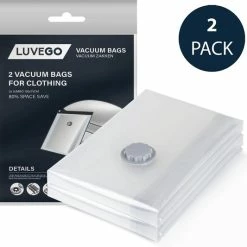 Beste recensies van 🔔 Luvego Vacuümzakken Voor Kleding En Dekbedden - 2 XL Vacuüm Opbergzakken 🎉