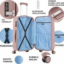 Flash-uitverkoop ๐ฅฐ CarryOn Skyhopper ๐ Handbagage Koffer 55cm – TSA Trolley - Old Pink ๐ 12 Flash-uitverkoop ๐ฅฐ CarryOn Skyhopper ๐ Handbagage Koffer 55cm – TSA Trolley - Old Pink ๐ -Reisbagage-Reisaccessoires Winkel 550x535 13
